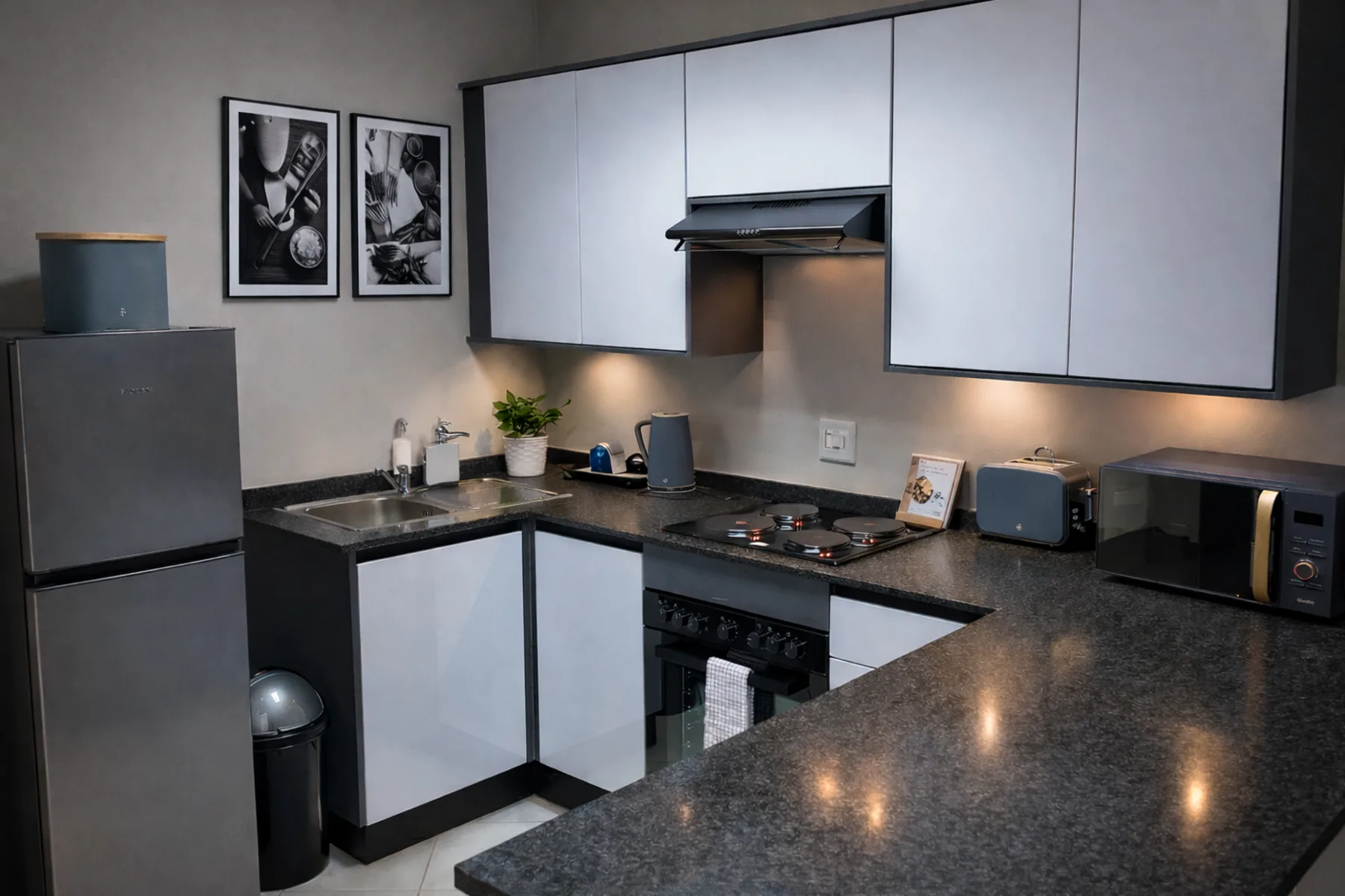 Kitchen – fully fitted and equipped